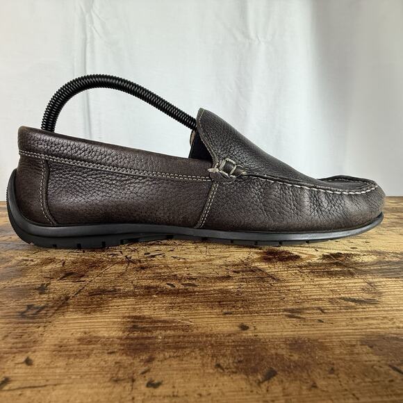 ECCO Men Classic Moccasin (Coffee) 43/9.5 EUC Loafer Leather Comfort Shoe‎ - Picture 8 of 10